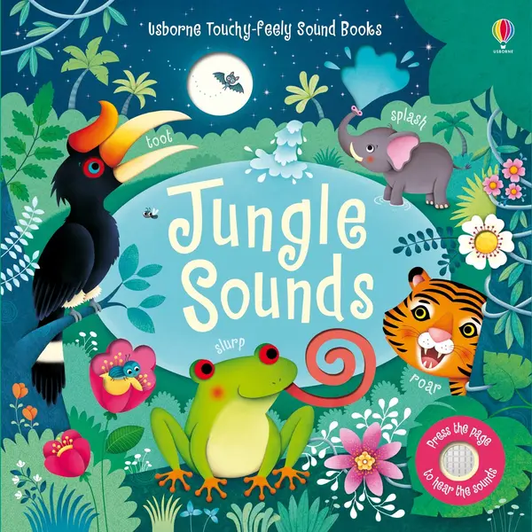 Usborne Publishing Jungle Sounds boek 10 pagina's thumbnail