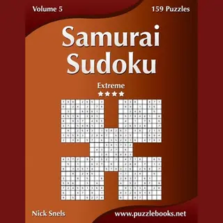 Createspace Samurai Sudoku - Extreme - Volume 5 - 159 Puzzles