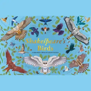 Shakespeare's Birds, A 1000-Piece Circular Jigsaw Puzzle By Rebecca Harris