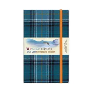 Blue Loch Waverley Tartan Notebook/Journal, Large, 21 X 13cm