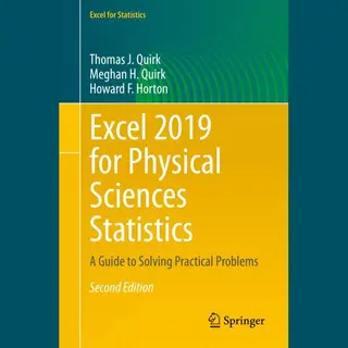 Springer Excel 2019 For Physical Sciences Statistics