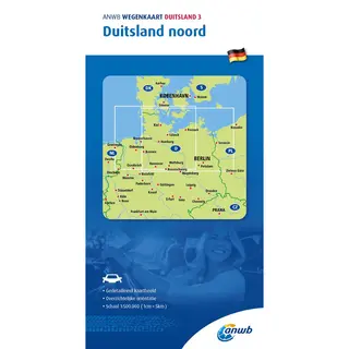 Anwb Wegenkaart - Anwb Wegenkaart 3.Duitsland Noord
