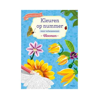 Kleuren Op Nummer Voor Volwassenen Bloemen