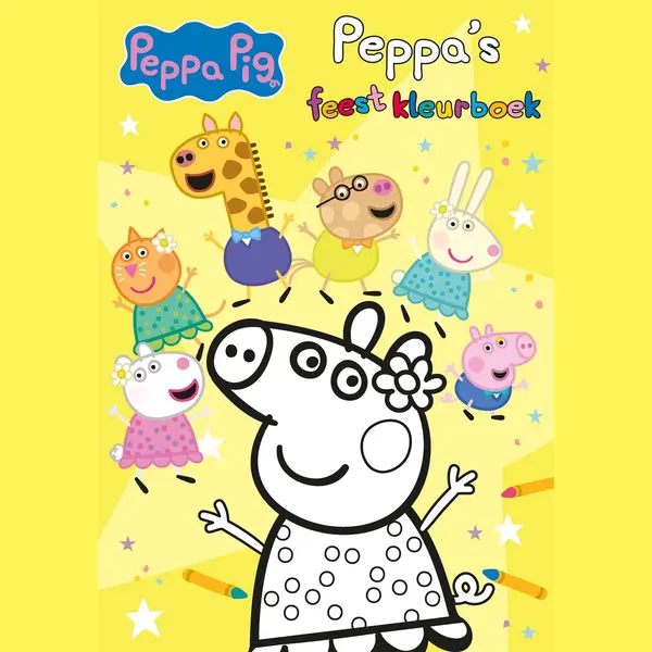 Peppa Pig - Peppa's Feestkleurboek thumbnail