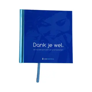 Voor Positiviteit Dank Je Wel Boekje - Bedankt Cadeau - Iemand Bedanken - Afscheidscadeau