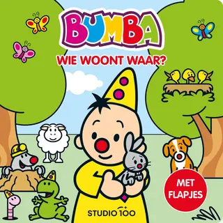 Bumba - Bumba , Kartonboek Met Flapjes - Wie Woont Waar?