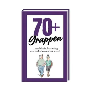 Leeftijdscadeauboek 70+ Grappen
