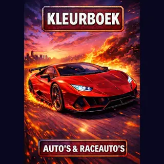 Kleurboek, Auto's & Raceauto's